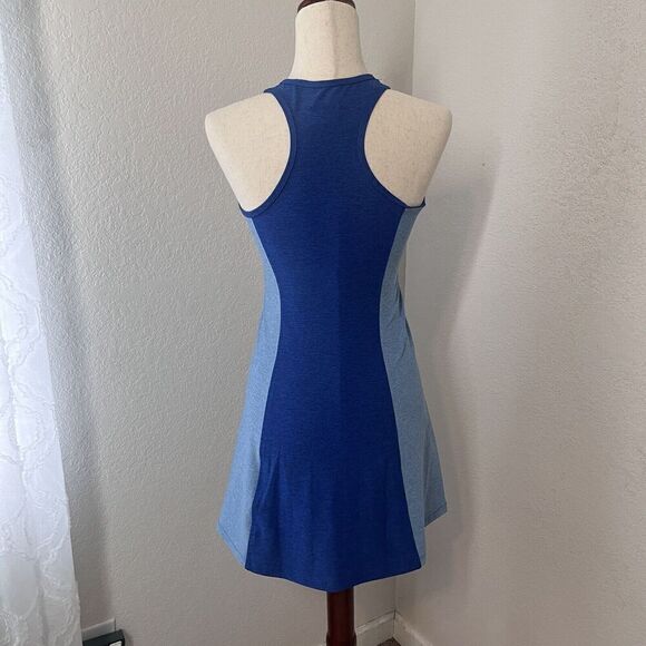 Outdoor Voices Excercise Dress Colorblock Blue Size Small Tennis Mini Stretch - Picture 2 of 8